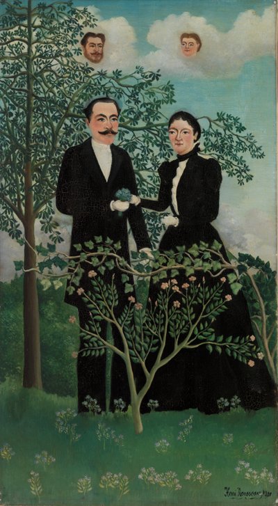 The Past and the Present, or Philosophical Thought by Henri Rousseau